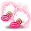 潮汐Red Pom Pom Hair-Tie