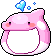 潮汐I Am Pink Whale Hat 预览