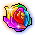 潮汐Rainbow Flower Pin 预览