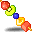潮汐Picnic Fruit Hairpin