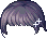 黑色麦秸少女发型