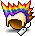 潮汐Fishtail Rainbow Wig