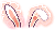 潮汐Easter Chiffon Bunny Ears (Pink) 预览