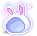 潮汐Pink Bubble Bunny Hood
