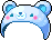 潮汐Warm Blue Bear Hat 预览
