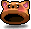 潮汐Small Brown Raccoon Head