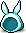 潮汐Winter Bunny Hat (Teal)