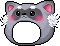 潮汐Small Gray Raccoon Head 预览