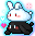 潮汐Black and White Bunnies