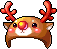 潮汐Blushing Reindeer Hat 预览