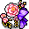 潮汐Peach Camellia Hairpin