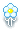 潮汐Soft Light Forget-me-not Hairpin 预览