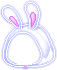 潮汐Pink Bubble Bunny Hood 预览