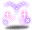 Pink Whale Glitter