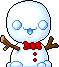 树枝雪人