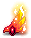 潮汐Flame Bird Hairpin