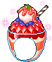 潮汐Strawberry Shaved Ice Hat 预览