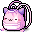 潮汐Pink Bean Backpack