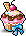 潮汐Parfait Cupcake Hairpin