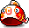 潮汐Puffy Red Carp Hat