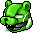 潮汐Big Head Green M-Forcer Helmet
