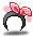 潮汐Checkered Heart Headband