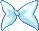 潮汐Butterfly Ribbon (Blue) 预览