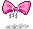 潮汐Bright Pink Silk Ribbon