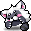 潮汐Spooky White Raccoon Hat