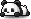 潮汐Calligraphy Panda