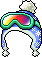 潮汐Snowflake Ski Hat (Blue) 预览
