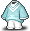 潮汐Cozy Blue Knit Sweater