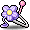 Purple Yarn Flower