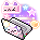 潮汐Pink & Black Laptop