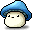 潮汐Blue Mossy Mom Hat