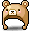潮汐Warm Winter Bear Hat