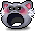 潮汐Small Gray Raccoon Head