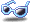 Hippo Blue Sunglasses