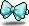 潮汐Blue Polka Dot Bow