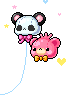 潮汐Twin Teddy Balloon 预览