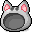 潮汐Gray Kitty Mask