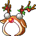 潮汐Glittering Reindeer Hood 预览