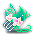 潮汐Green Leaf's Cherry Blossom Hairpin