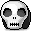 潮汐Worn Skull Hat