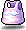 潮汐Sleeveless Purple Mustache Shirt (M)