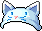 潮汐Sky Blue Cat Beanie 预览
