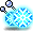 雪花耳钉