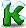 绿色英文字母 K