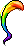 潮汐Front Ponytail Rainbow Wig 预览