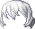 黑色蓬松乱发